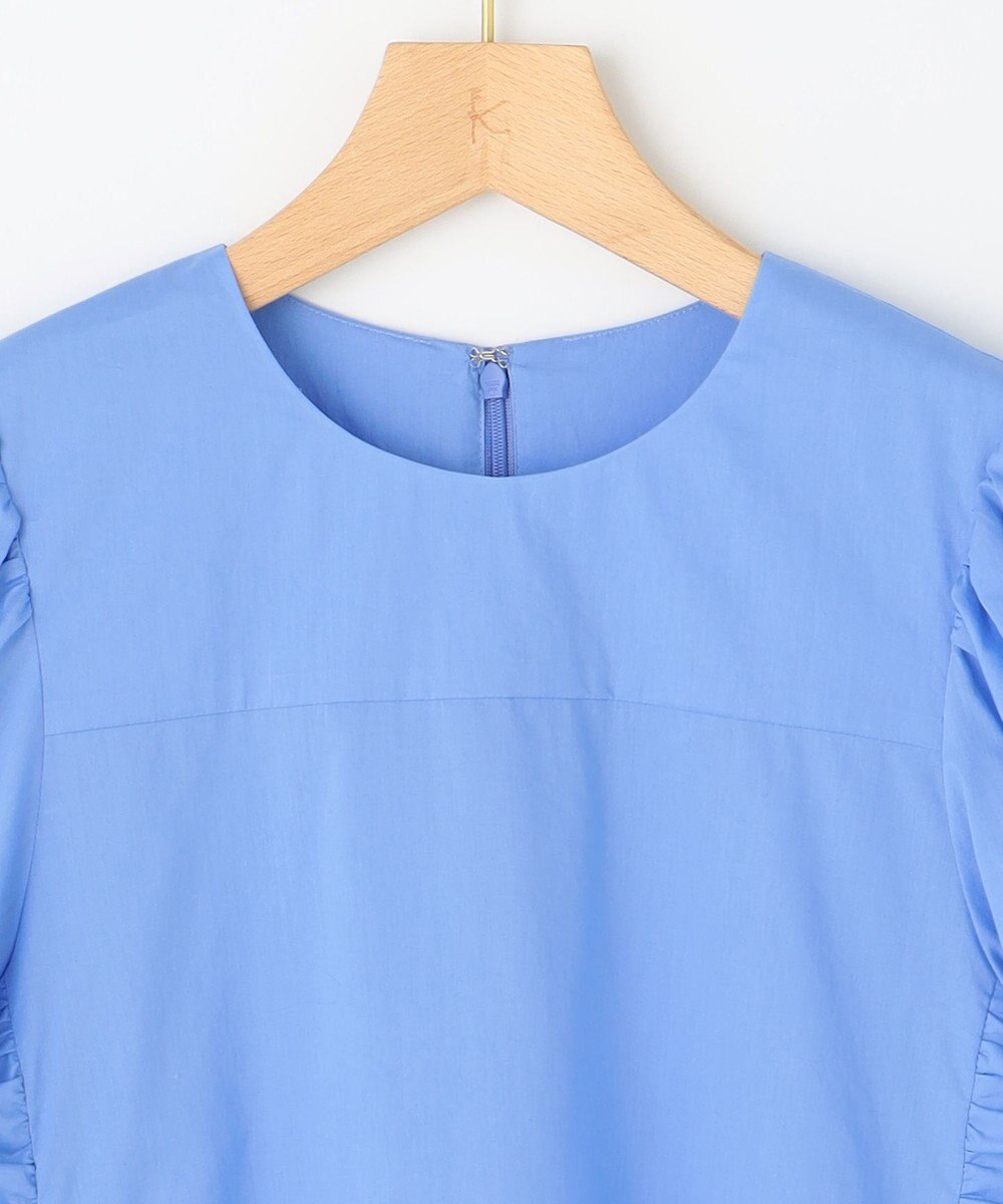 組曲 L コットンローン ボリュームスリーブブラウス 