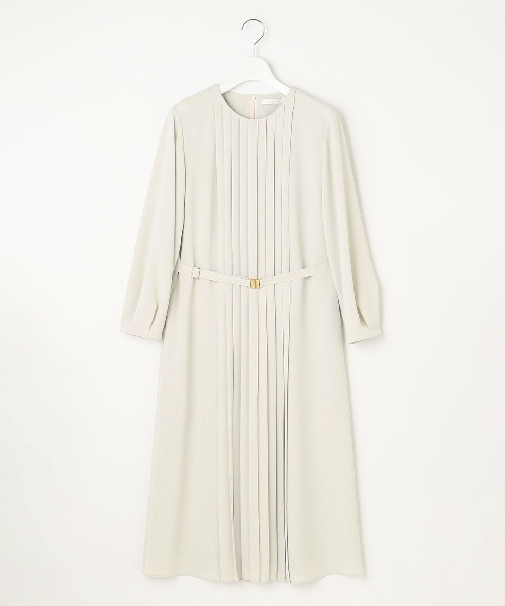 自由区 L 【19号サイズまで展開】ライトサテン ワンピース 