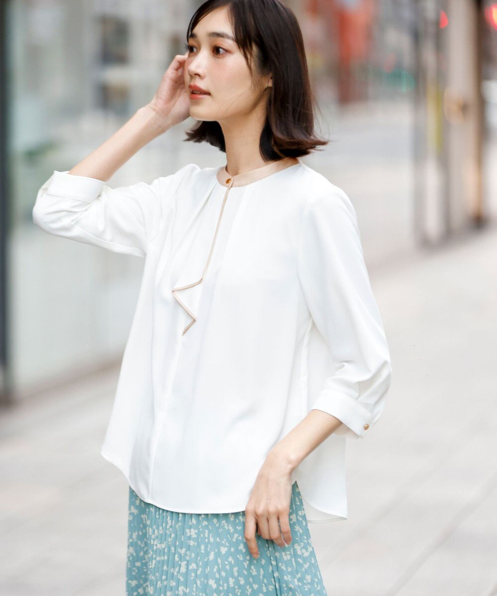 ANY SIS ボウタイツイル ブラウス 