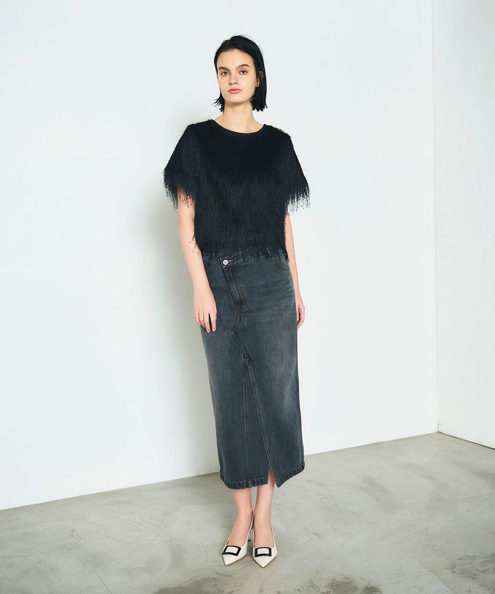 GRACE CONTINENTAL フリンジトップ 