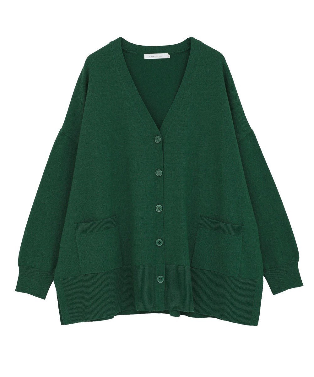 AMERICAN HOLIC バイパチVネックルーズカーディガン 