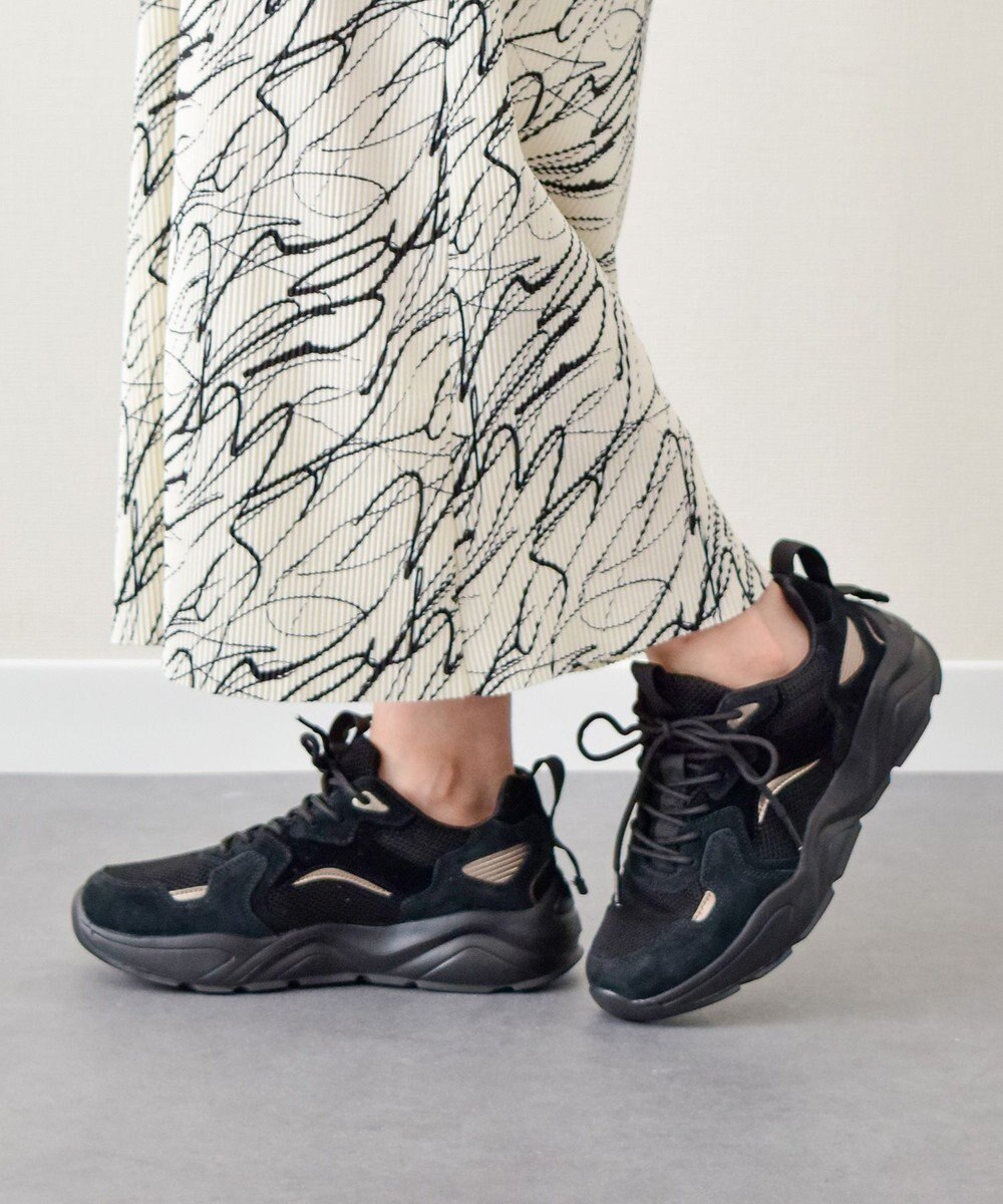 Bridget Birkin 【VINCULUM】スエードコンビ厚底スニーカー 