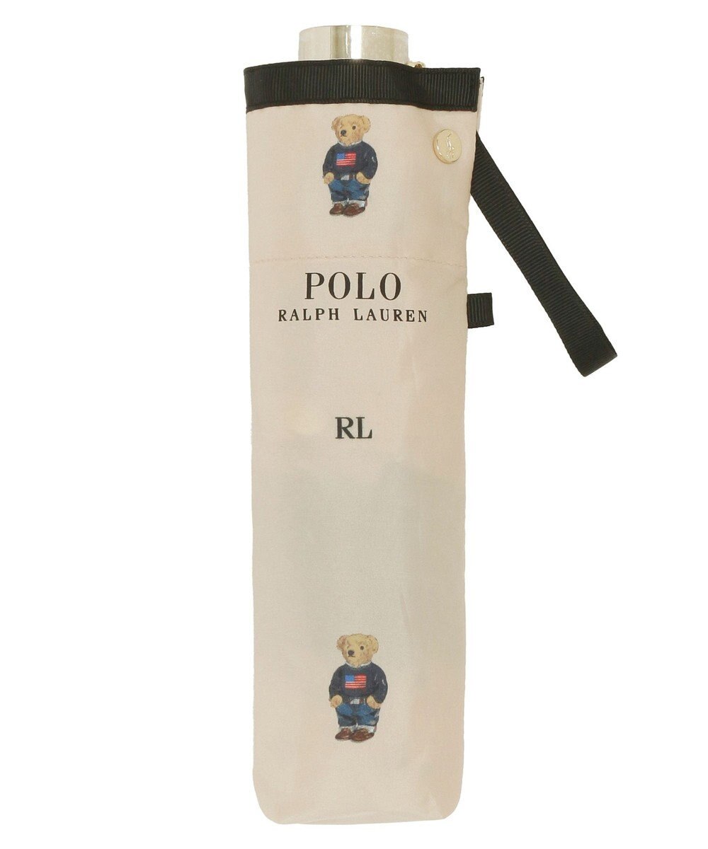 MOONBAT POLO RALPH LAUREN （ポロ ラルフローレン）折りたたみ傘 FLAG BEAR ポロベア ドット 大きめ55cm 
