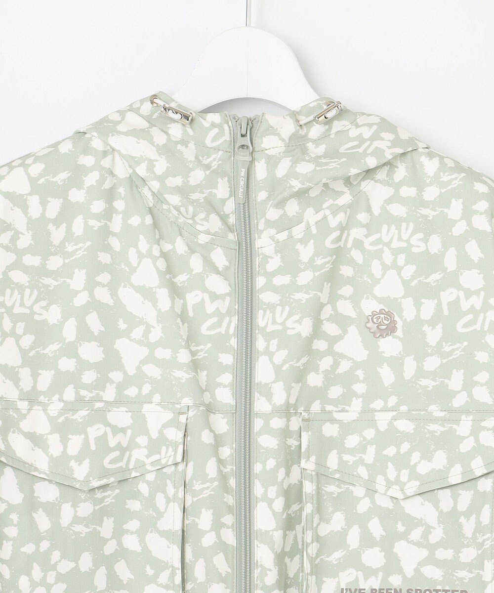 PW CIRCULUS 今が旬！【WOMEN】【洗える/ストレッチ】アニマルプリント ジップアップ フーデッド ブルゾン ゴルフウェア レディース 