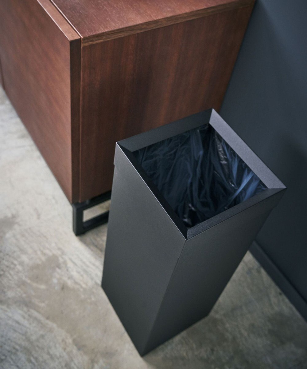 tower トラッシュカン タワー 角型ロング ブラック 