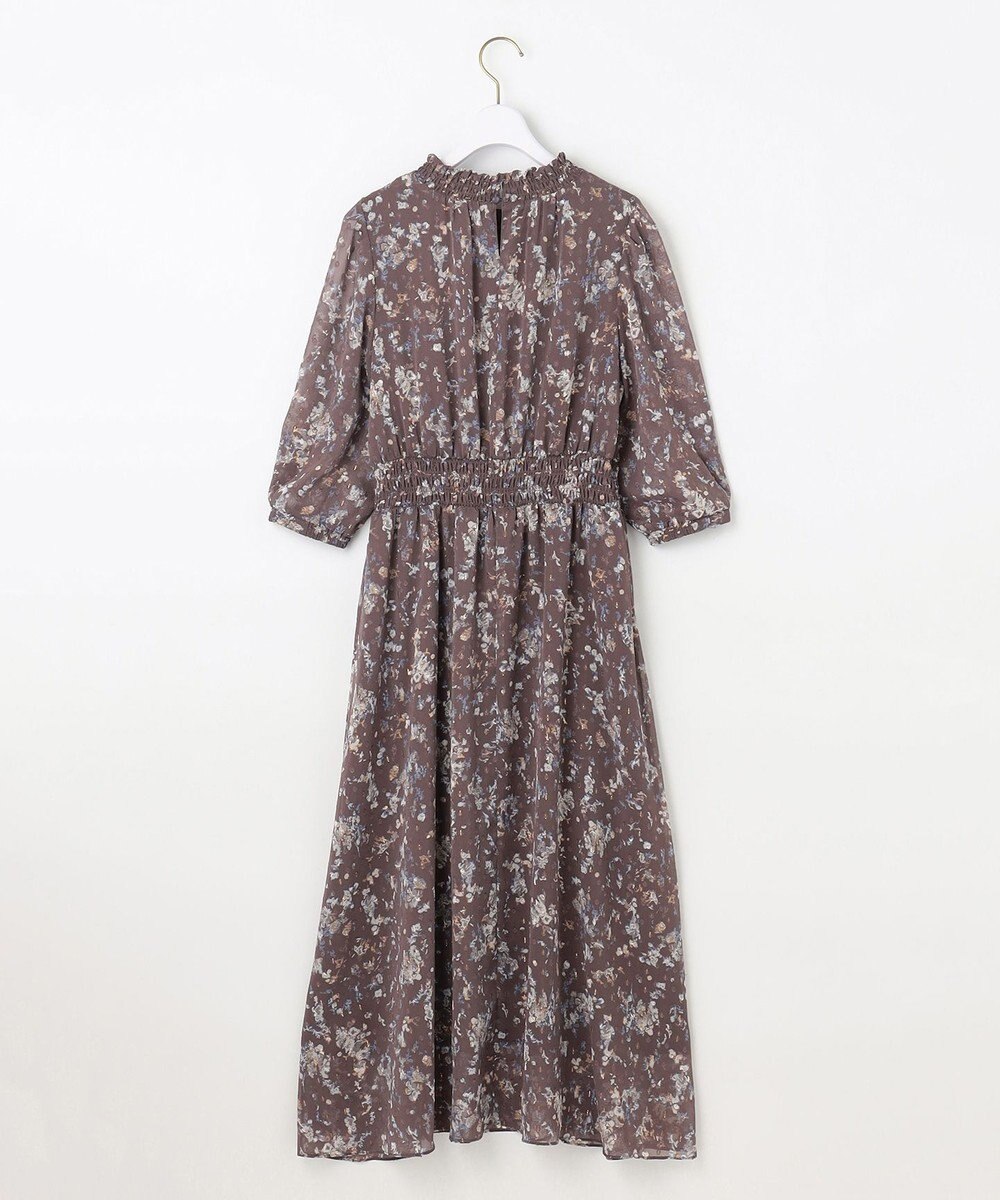 ANY SIS 【洗える】ニュアンスプリント ワンピース 