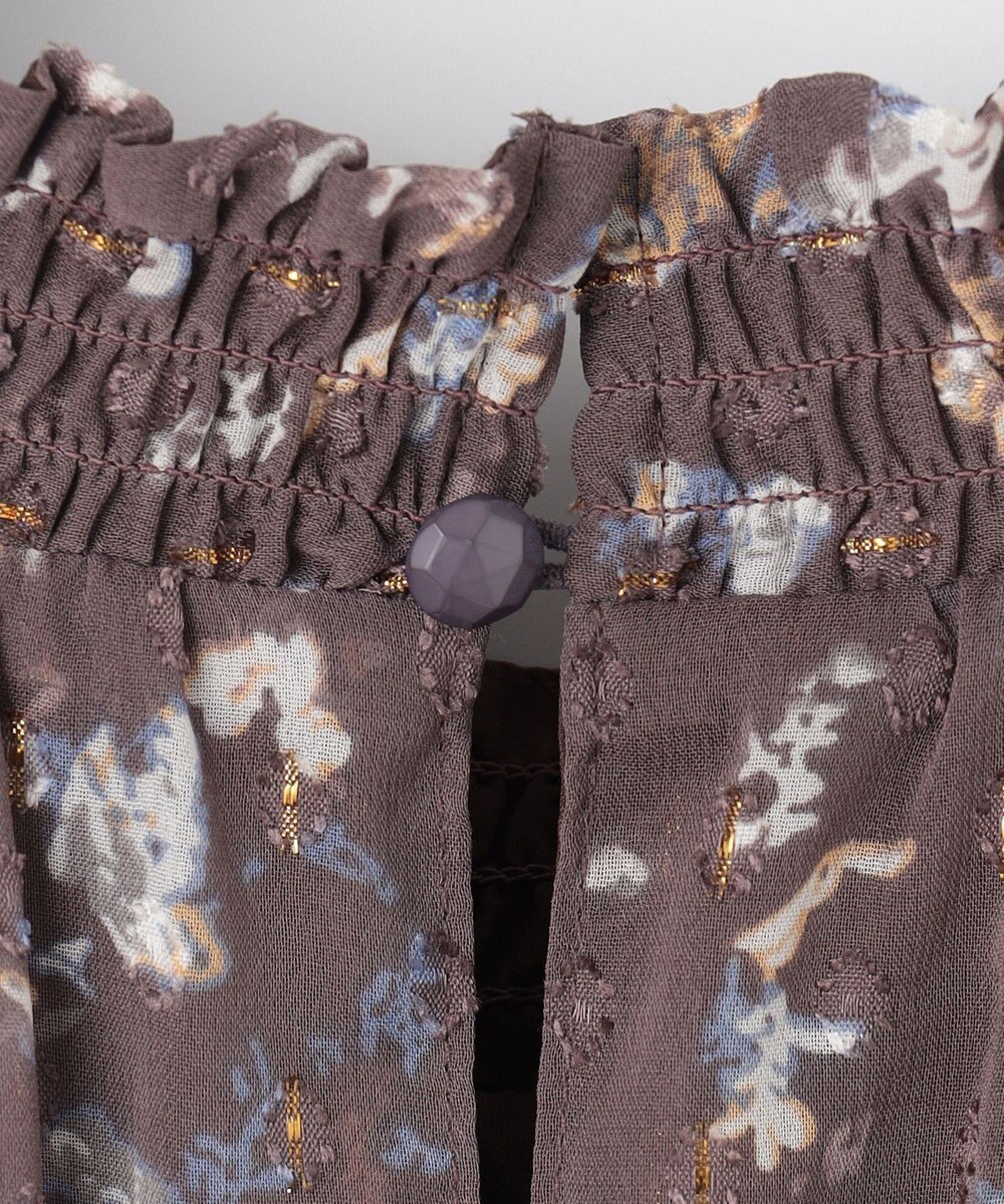 ANY SIS 【洗える】ニュアンスプリント ワンピース 