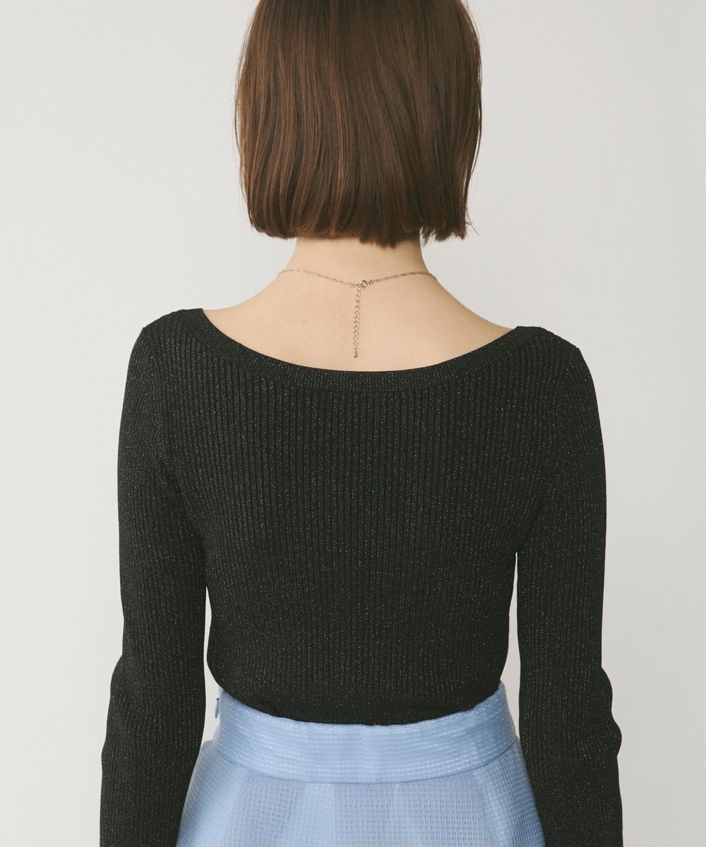 GRACE CONTINENTAL ハイゲージラメニットトップ 