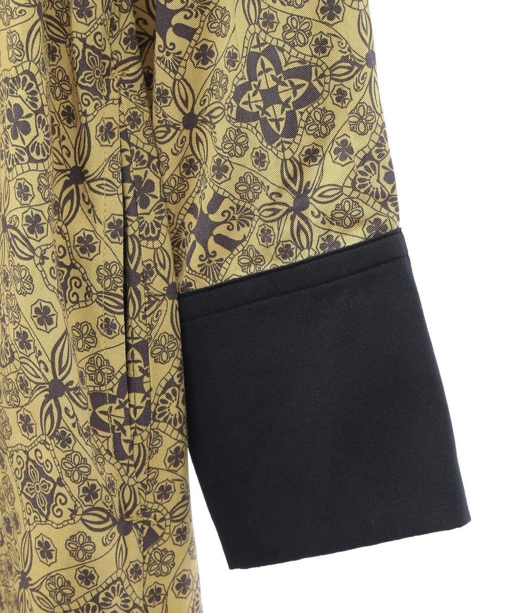 CRAFT STANDARD BOUTIQUE 総柄バイカラーワンピース 