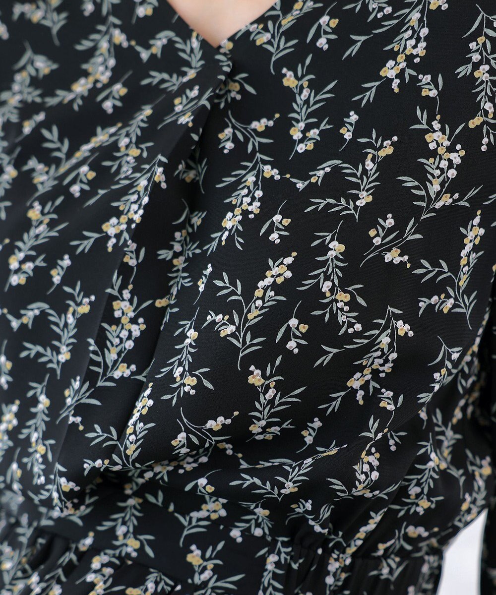 Tiaclasse 【洗える・新色追加】パフスリーブプリーツワンピース 