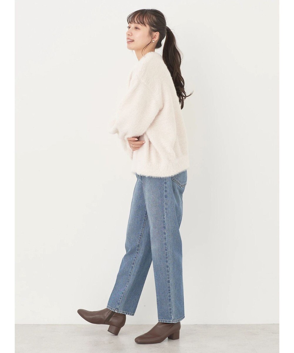 earth music&ecology ロングシャギーハイネックプルオーバー 