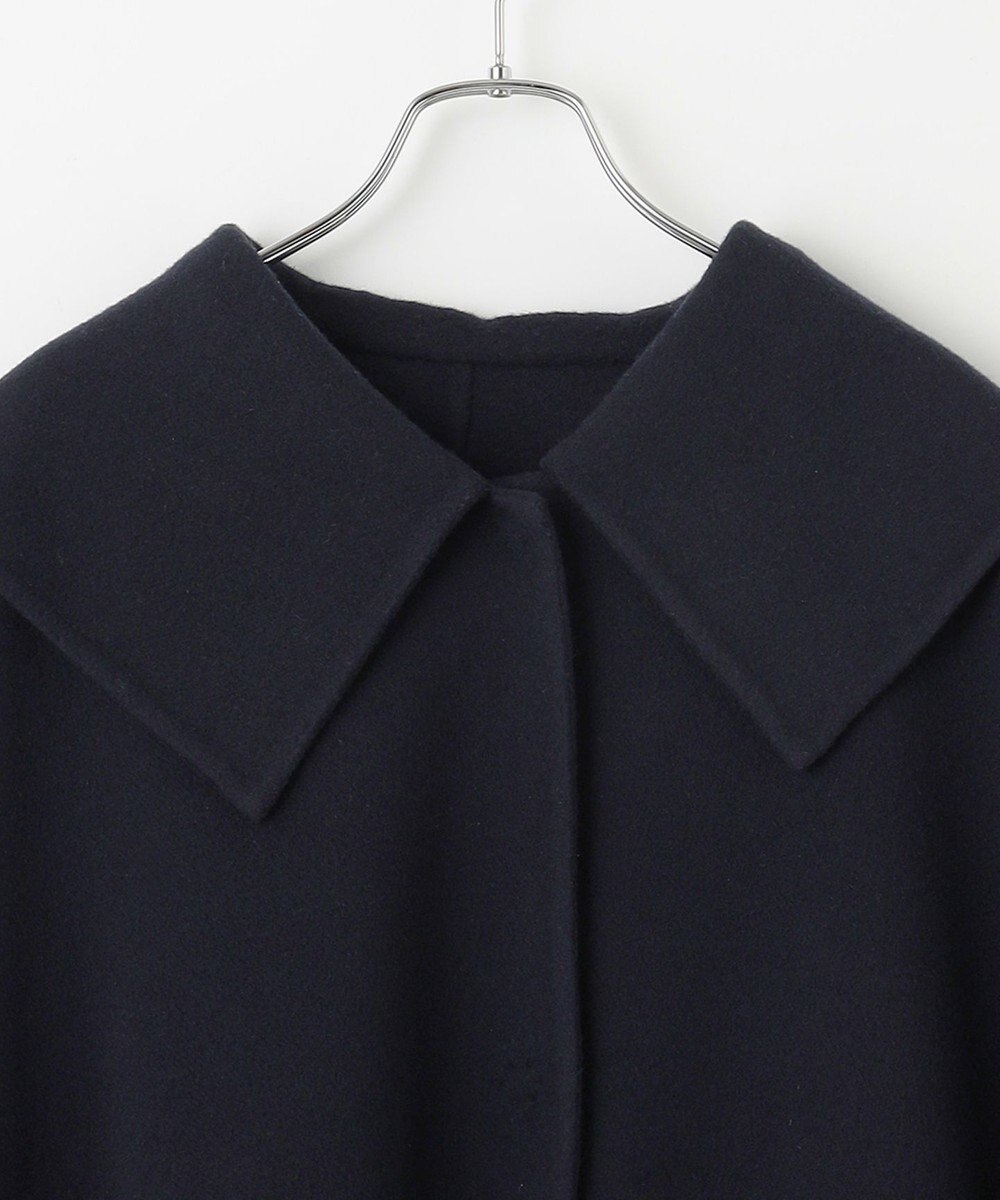 #Newans セーラーカラーダブルフェイスケープコート 