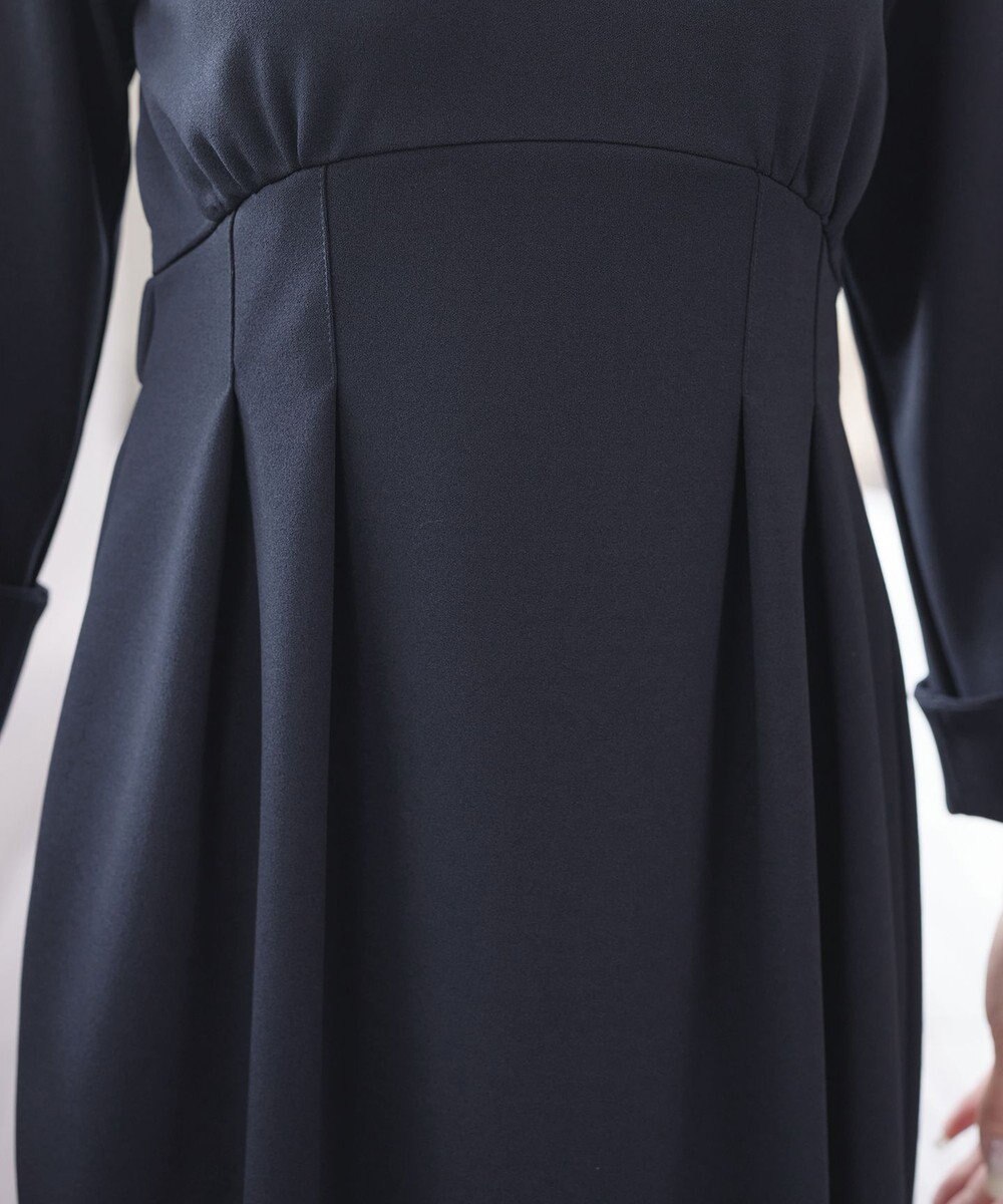 Tiaclasse 【洗える】ハイストレッチジョーゼットワンピース 