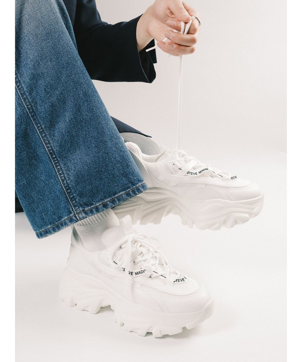 STEVE MADDEN RECOUPE-M-RS 厚底ボリュームスニーカー 