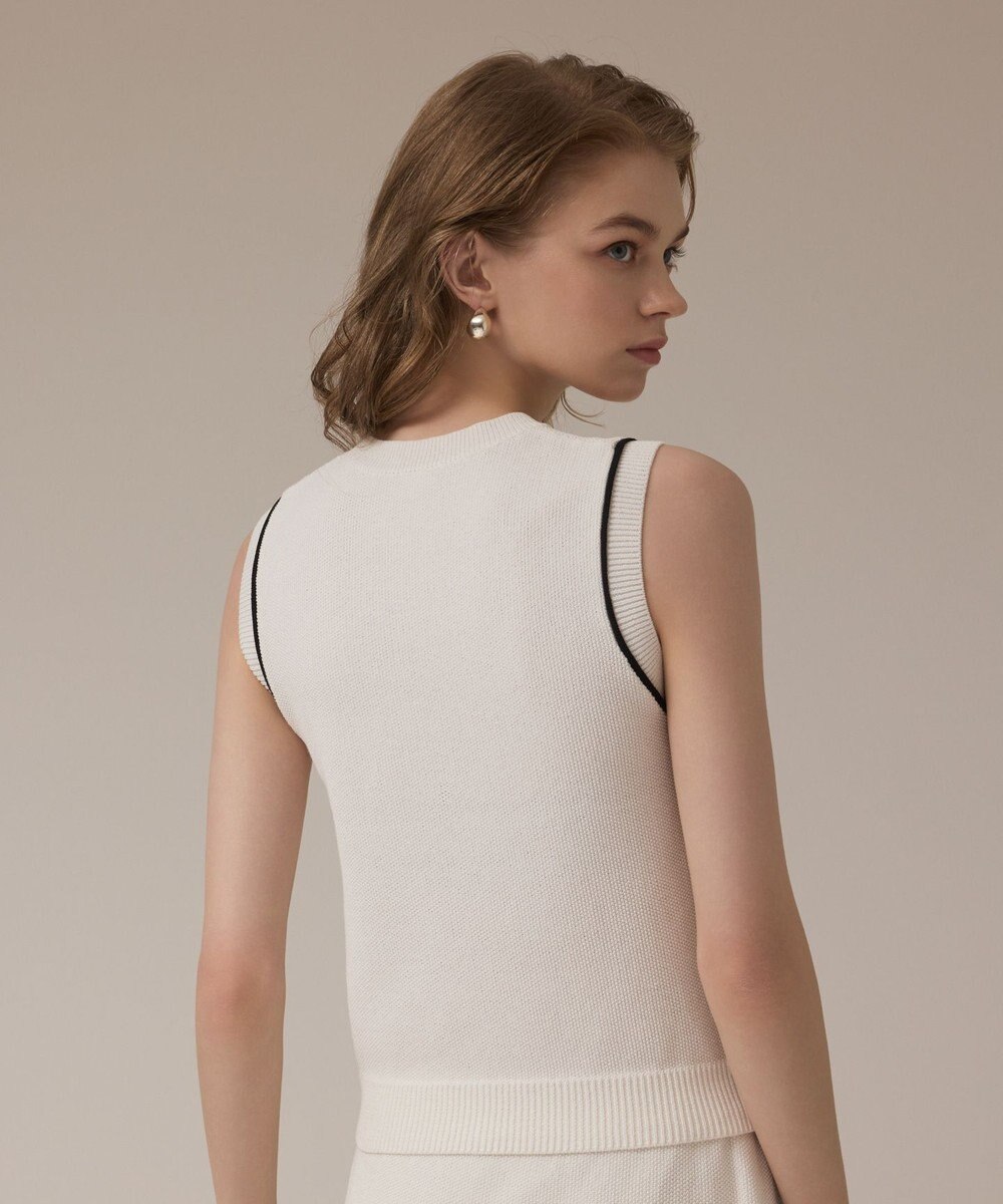 GRACE CONTINENTAL カノコニットトップ 