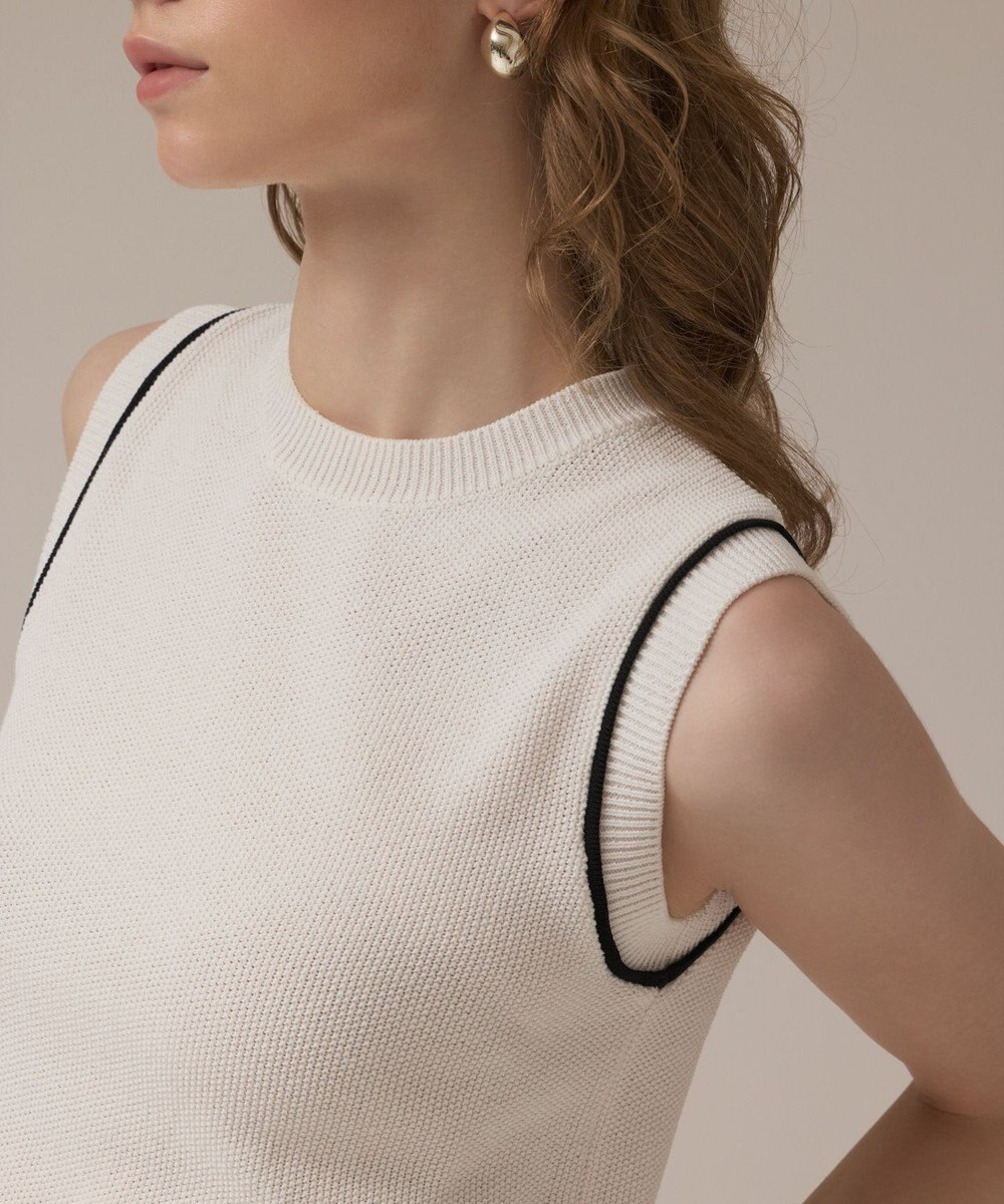 GRACE CONTINENTAL カノコニットトップ 