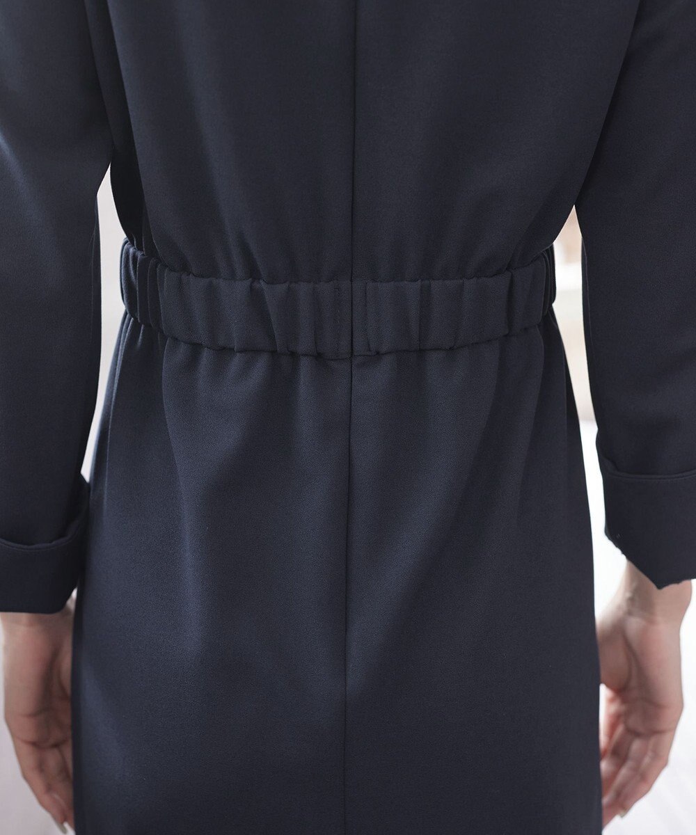 Tiaclasse 【洗える】ハイストレッチジョーゼットワンピース 