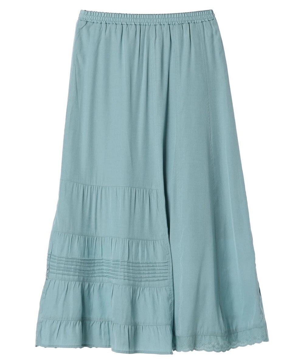 earth music&ecology レースティアードスカート 