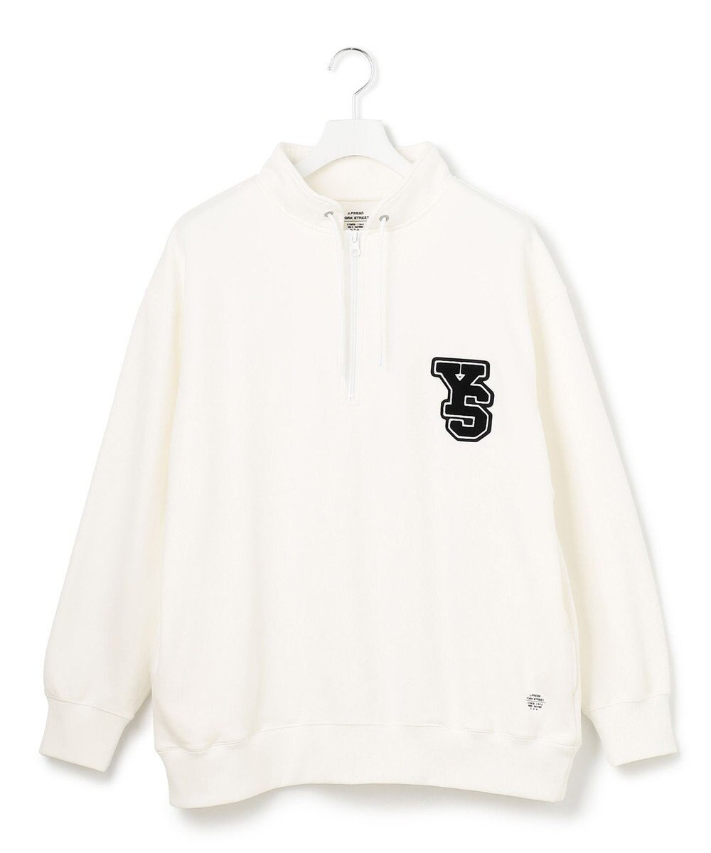 J.PRESS YORK STREET 【UNISEX】ハーフZIPスタンドネック トレーナー 