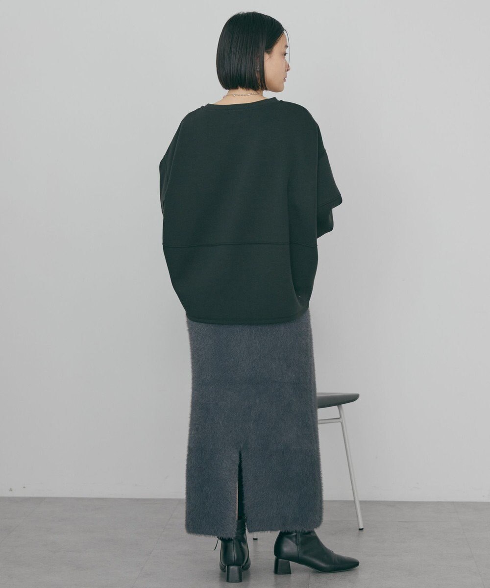 AMERICAN HOLIC 【WEB限定】袖タックコクーンポンチプルオーバー 