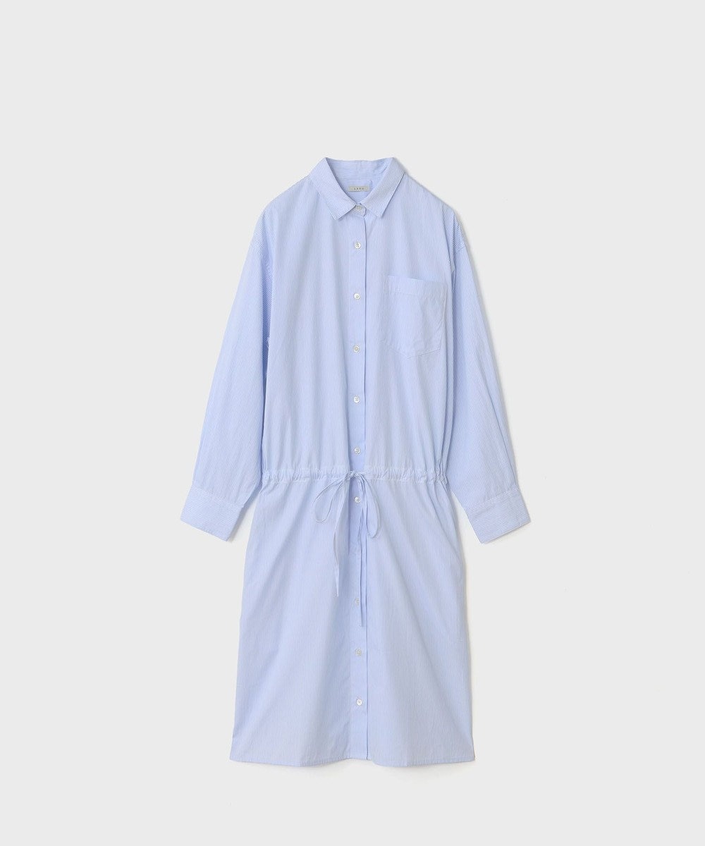 LENO SHIRTS DRESS CANDY STRIPE / シャツワンピース 