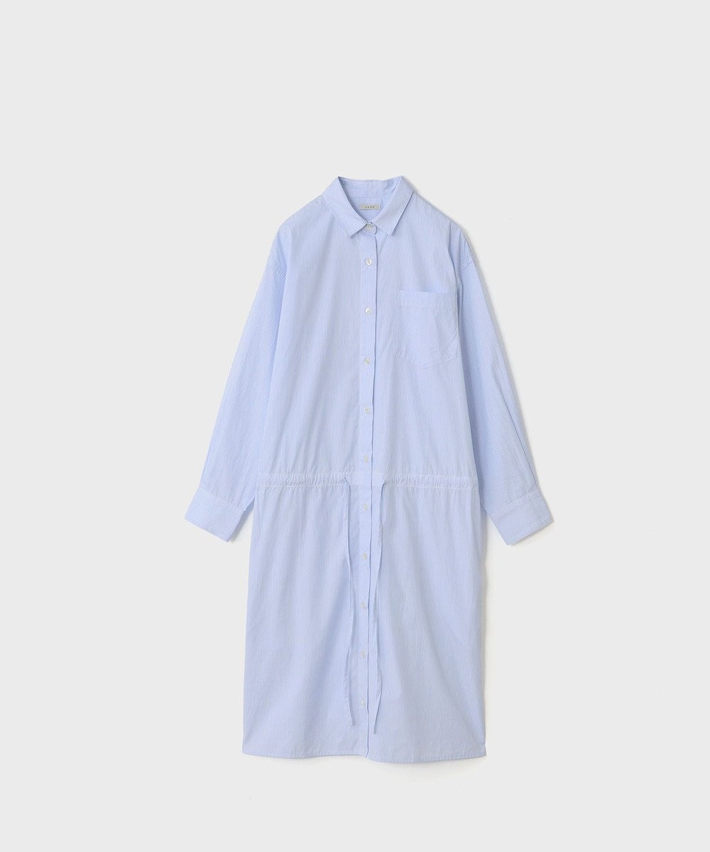 LENO SHIRTS DRESS CANDY STRIPE / シャツワンピース 