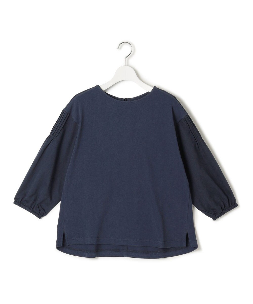 J.PRESS YORK STREET 【WOMEN】ファブリックスリーブ　プルオーバー 