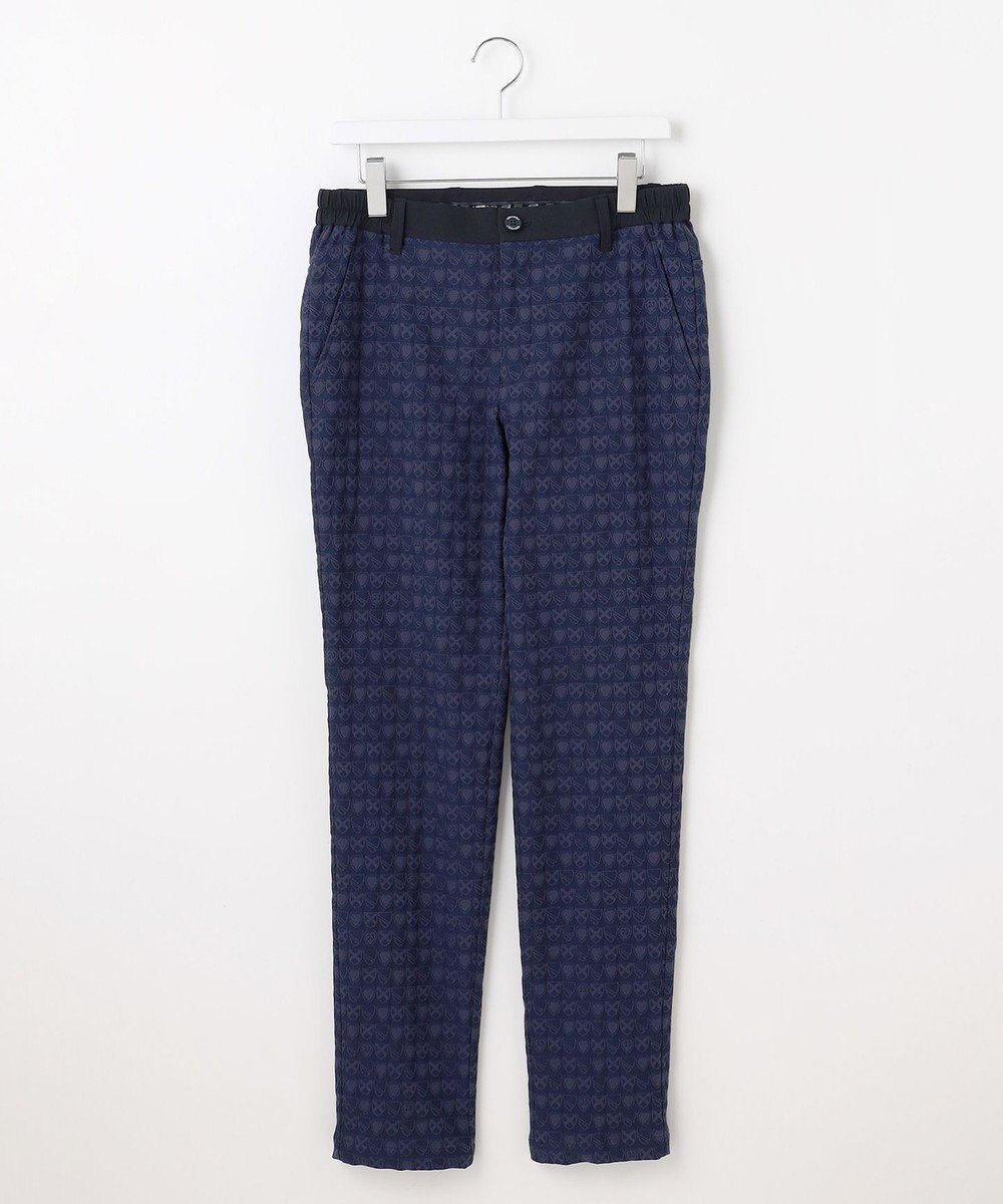 23区GOLF 【MEN】エンブレムジャガードパンツ 