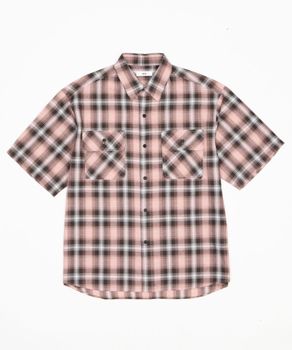 WEGO オンブレチェックシャツ（SS） 