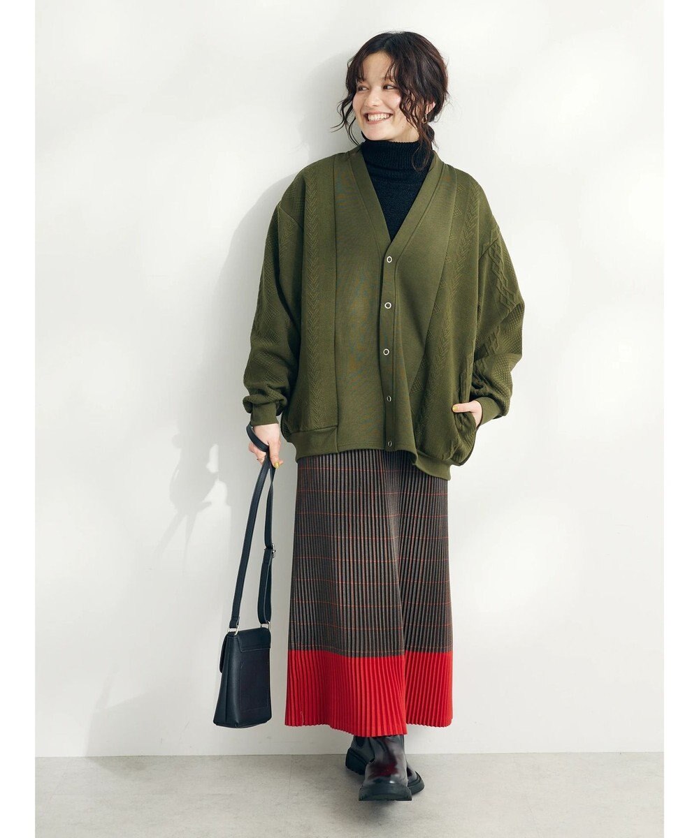 CRAFT STANDARD BOUTIQUE 洗えるコードモールタートルネックプルオーバー 