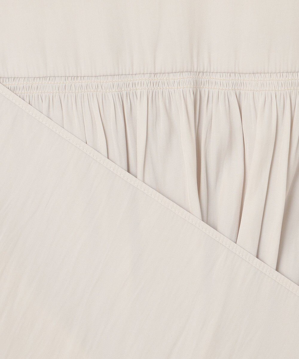 組曲 L 【WEB限定】ギャザーライトデシン ブラウス 