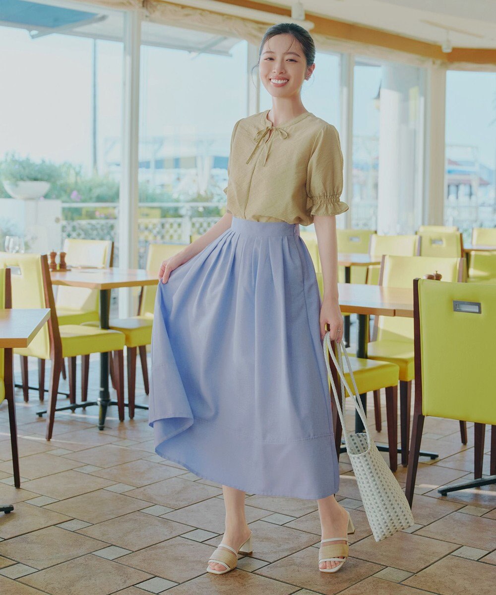 Tiaclasse シアーシャーリング2WAYブラウス 