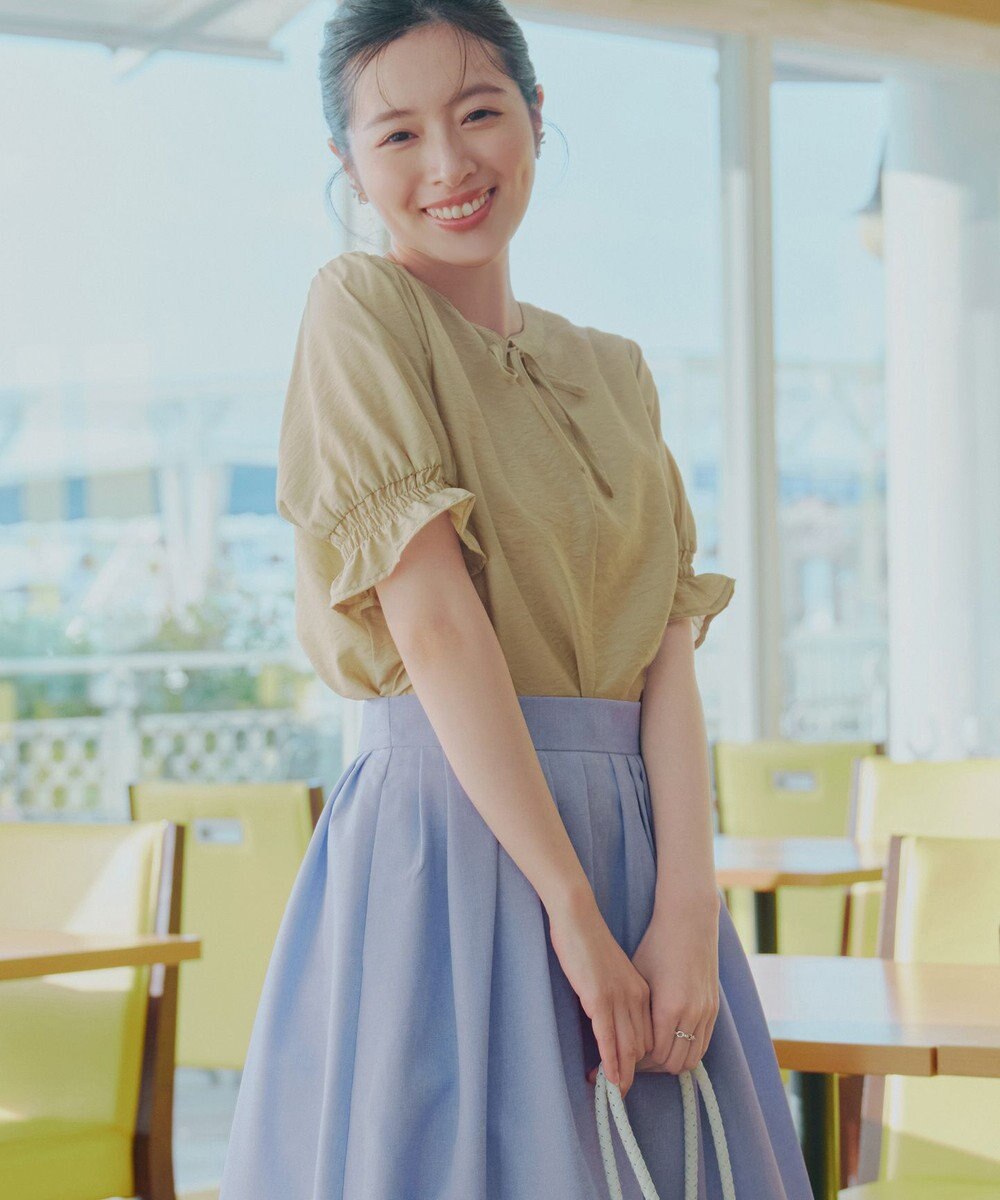 Tiaclasse シアーシャーリング2WAYブラウス 