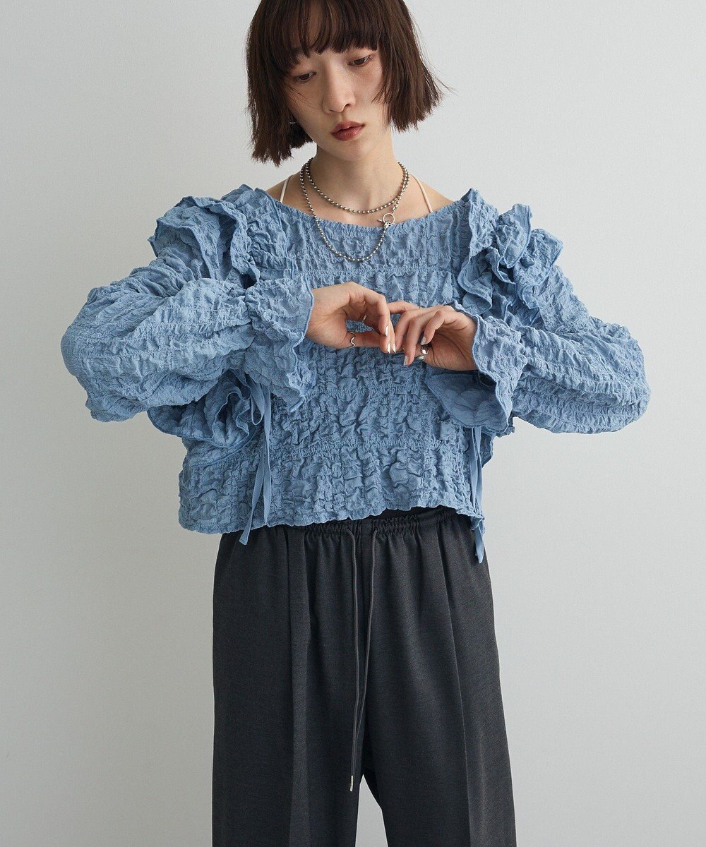 Green Parks ２ＷＡＹフリルブラウス 
