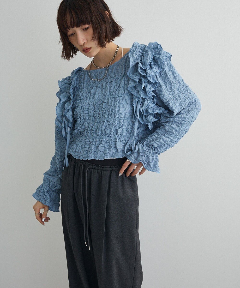 Green Parks ２ＷＡＹフリルブラウス 