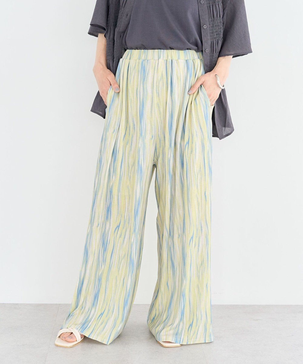 Green Parks シアーワイドパンツ 