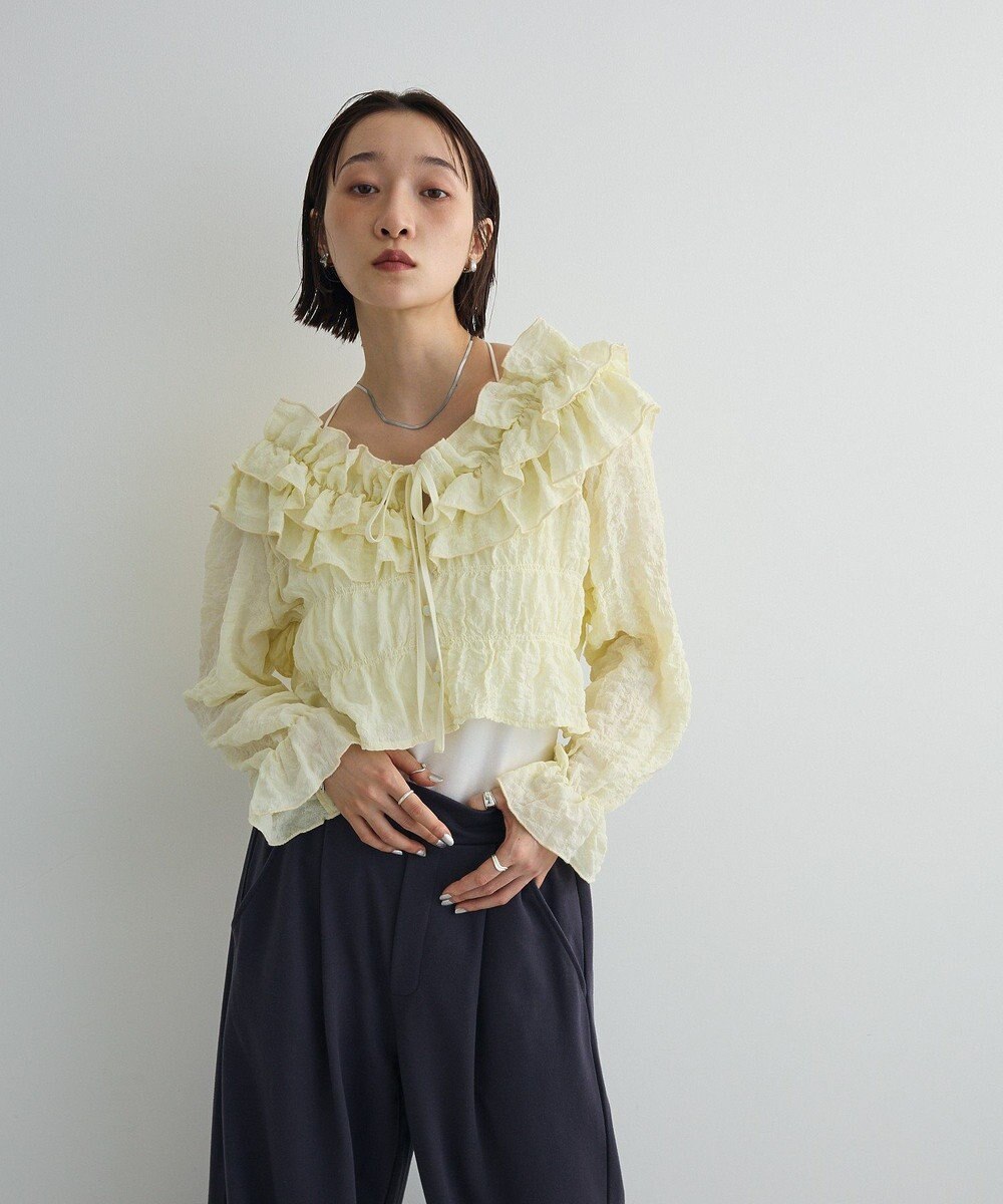 Green Parks ２ＷＡＹフリルブラウス 