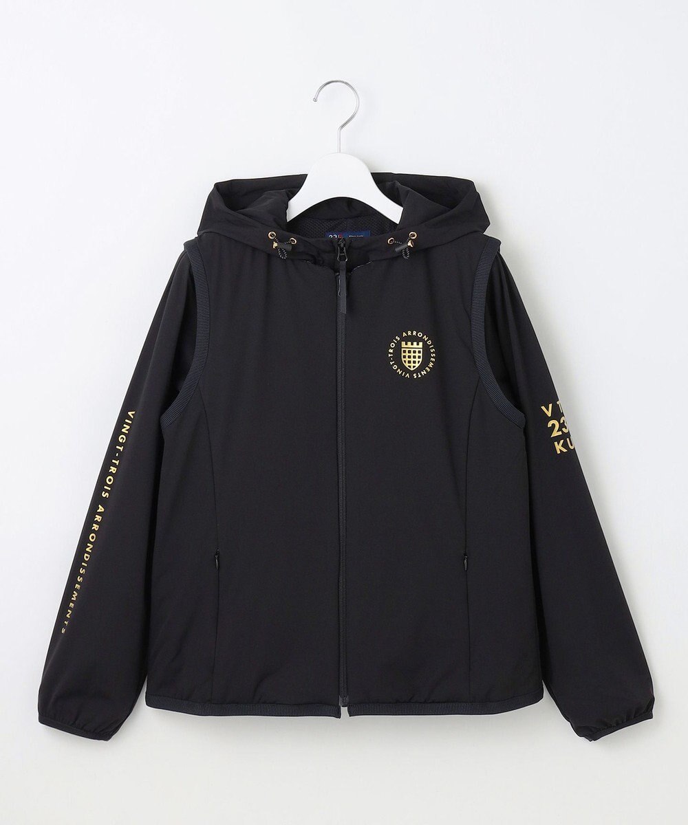 23区GOLF 【WOMEN】マルチウェイ ブルゾン＆リバーシブルベスト セットアイテム　気温の変化に対応 