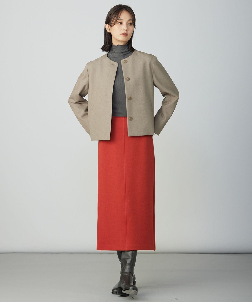 J.PRESS LADIES S カシミヤシルク シアーリブ タートル カットソー 