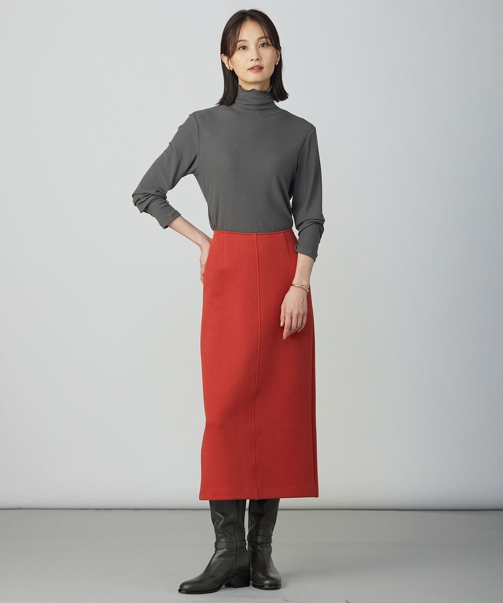 J.PRESS LADIES S カシミヤシルク シアーリブ タートル カットソー 