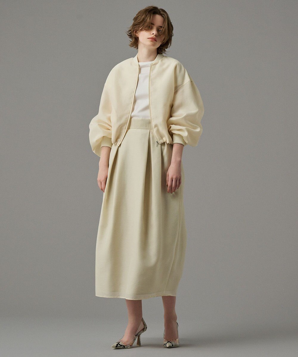 uncrave 【手洗い可】シャイニー シアー ブルゾン 