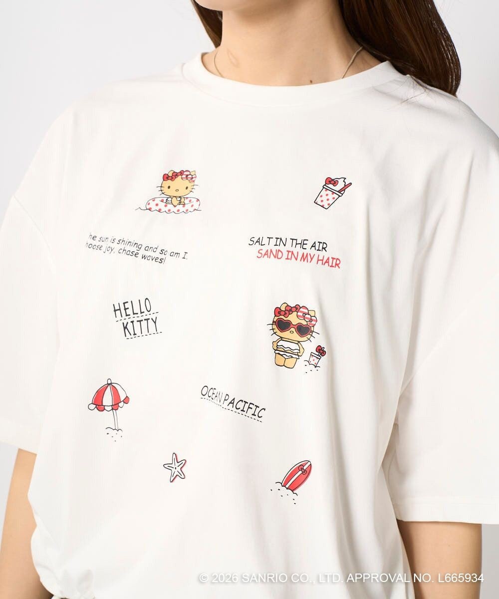 OP／FILA 【Ocean Pacific×ハローキティ】ラッシュTシャツ 