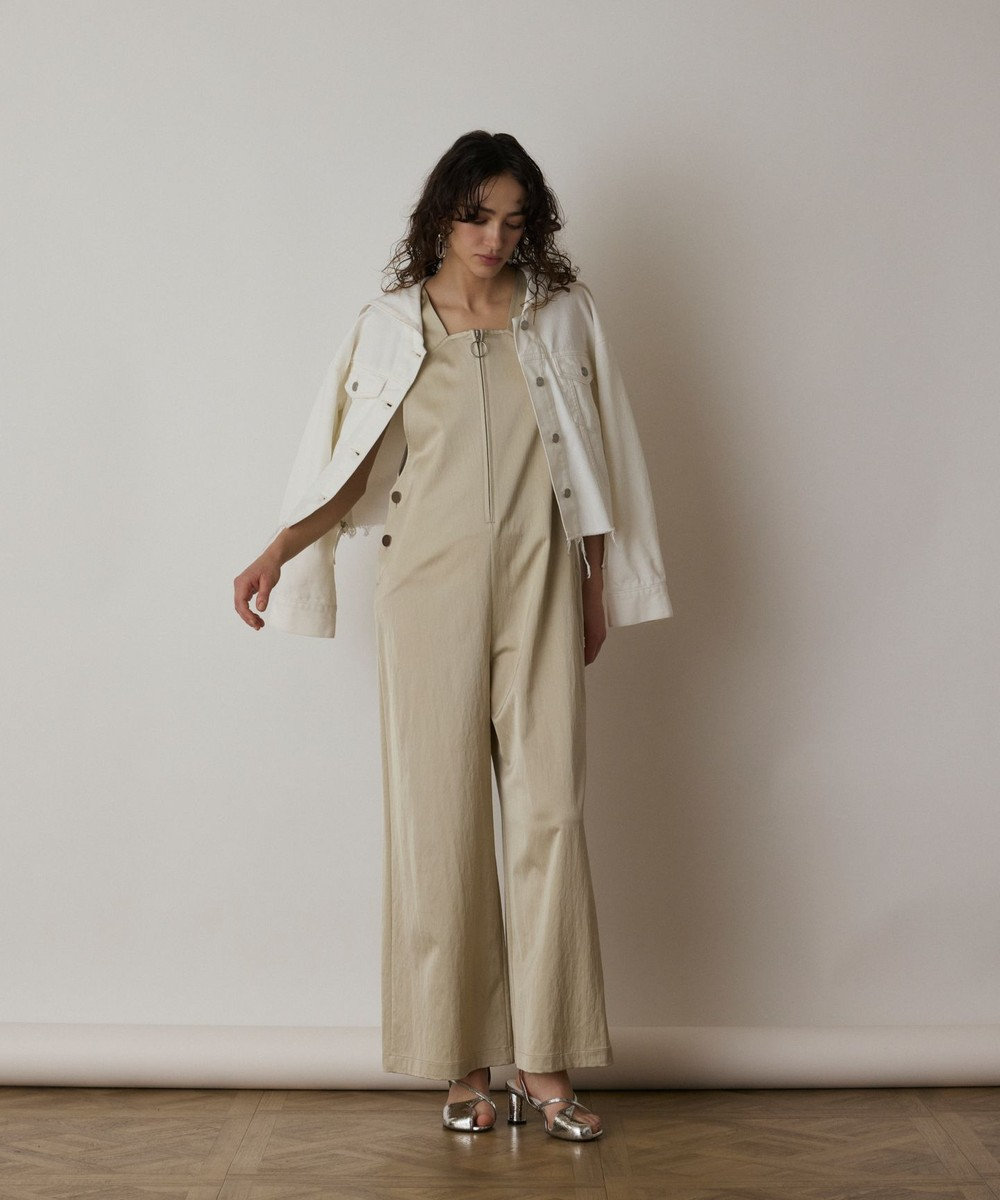 GRACE CONTINENTAL フードジップデニムジャケット 