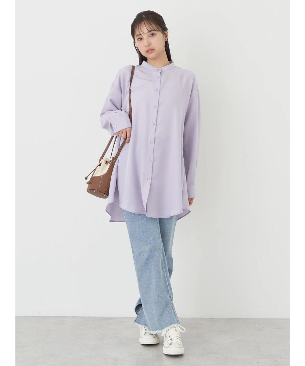 earth music&ecology バックデザインシャツ 