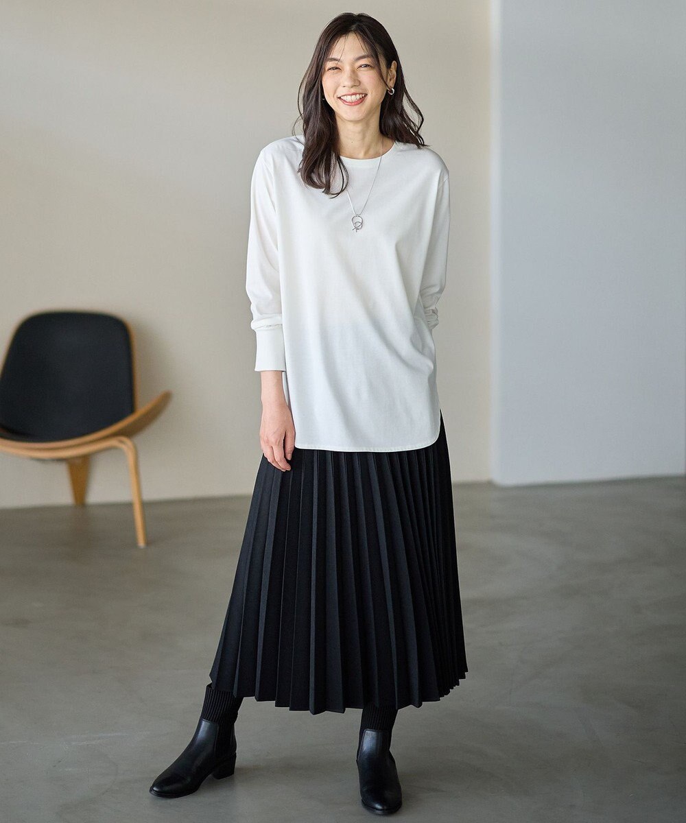 ANY L シャツテールロングスリーブＴシャツ 