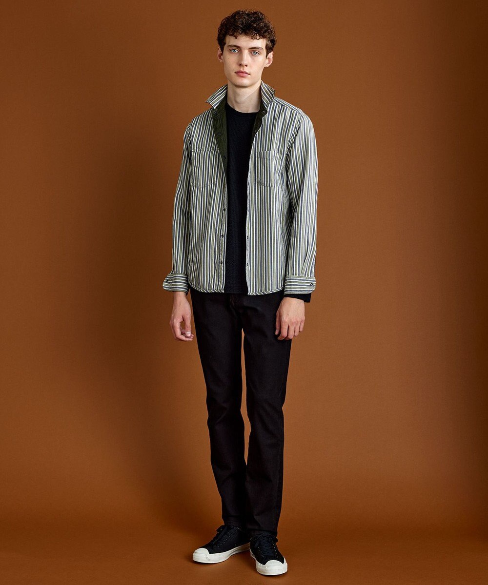 JOSEPH ABBOUD 【キングサイズ・オーガニックコットン使用・好評につき長袖登場！】JOE COTTONサッカーTシャツ 