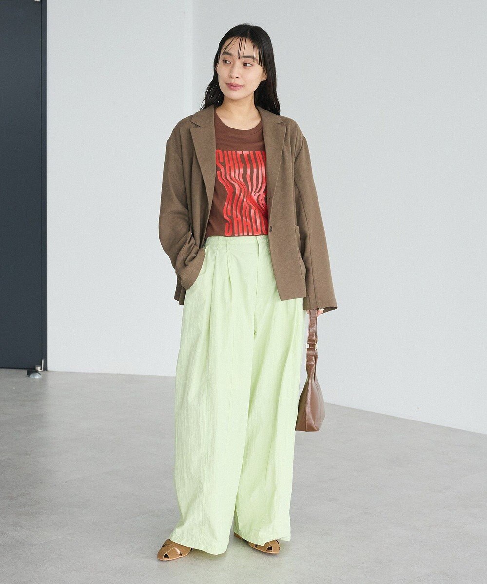 CRAFT STANDARD BOUTIQUE リネンライクオーバーサイズジャケット 