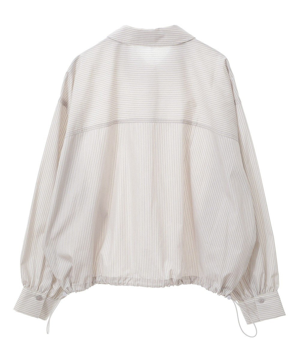 Green Parks イージーケア裾ドロストシャツ 