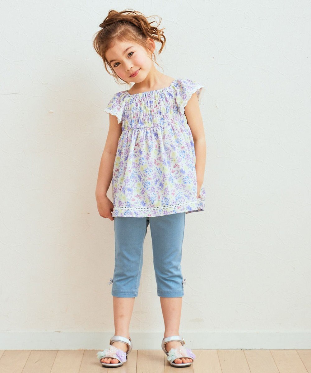 ANY KIDS 花柄 ブラウス 