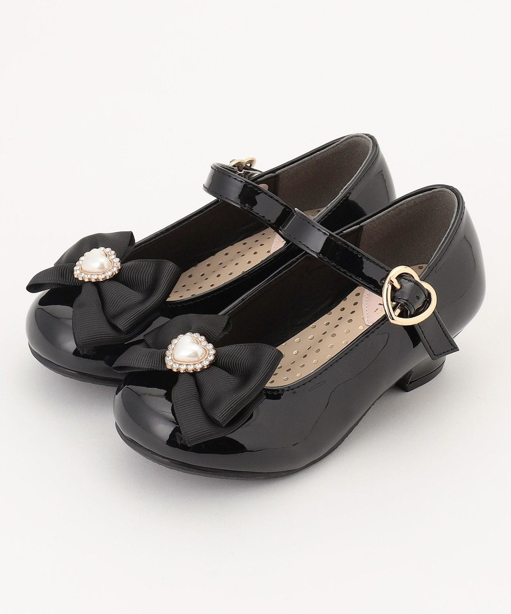 ANY KIDS エナメルヒールパンプス 